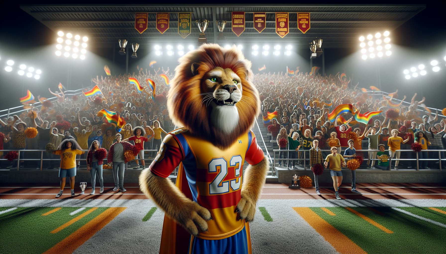 Image for article "Lions Mascots Inspire School Pride And Tradition"