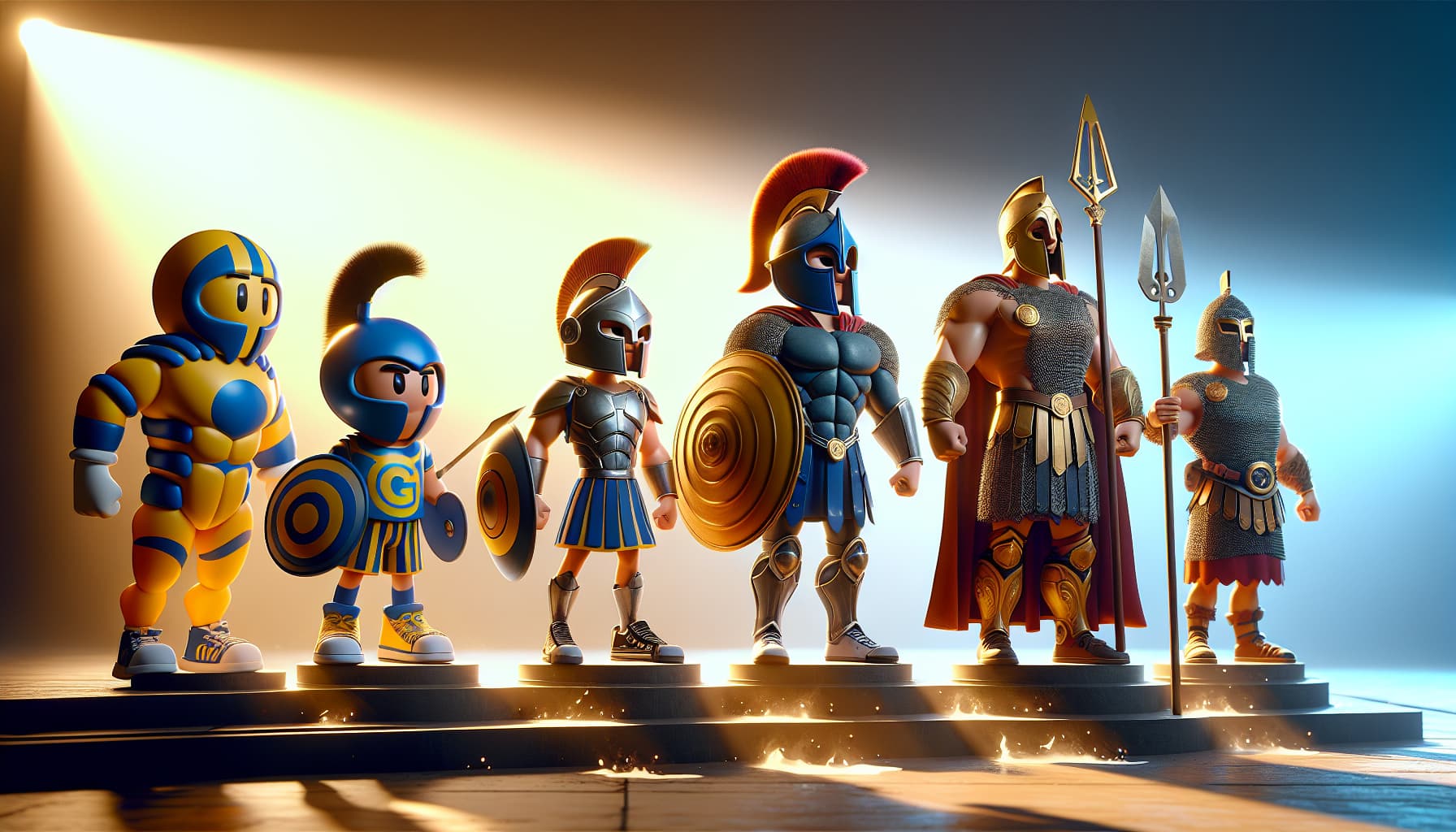 Image for article "Warriors Mascots Through School Levels And History"